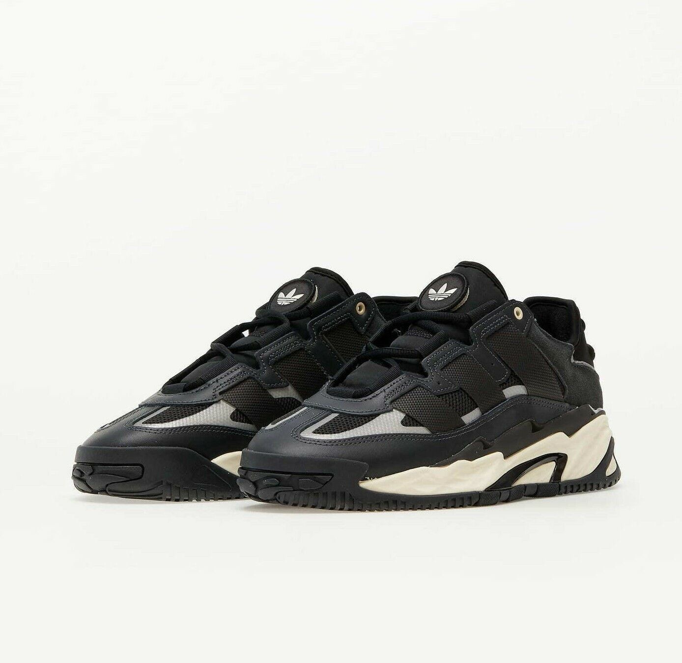 Adidas Originals Niteball Carbon Black GY8566 Leather Low Shoes Sneakers